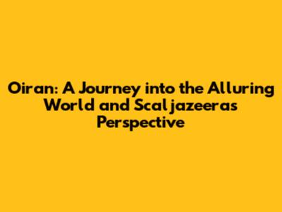 Oiran: A Journey into the Alluring World and Scaljazeera's Perspective