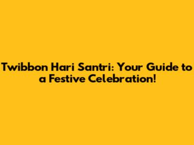 Twibbon Hari Santri: Your Guide to a Festive Celebration!